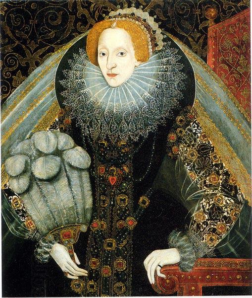 unknow artist Portrait of Elizabeth I of England oil painting picture